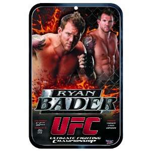  UFC Ryan Bader 11 by 17 inch Locker Room Sign Sports 