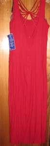 NWT DECKED OUT JAY JACOBS BEAUTIFUL RED DRESS 5/6  
