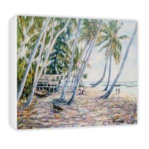  Rustling Palms, Zanzibar, 2002 (oil on   Canvas   Medium 