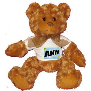  FROM THE LOINS OF MY MOTHER COMES ANYA Plush Teddy Bear 
