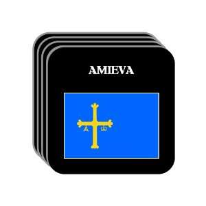  Asturias   AMIEVA Set of 4 Mini Mousepad Coasters 