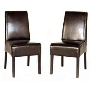  Baxton Studios Torino Dining Chairs in Brown Set of 2 by 