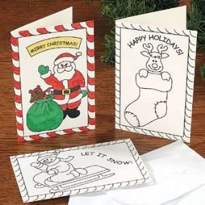  Color Your Own Holiday Cards   Craft Kits & Projects 