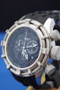 Mens Invicta 1372 Reserve Bolt Black Swiss Chronograph Watch New 