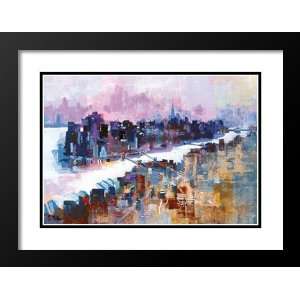  Ruffell Framed and Double Matted 33x41 New York and 