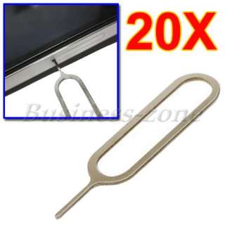20x Sim Card Tray Eject Ejector Remover Pin Key Tool For iPhone 3G 3GS 