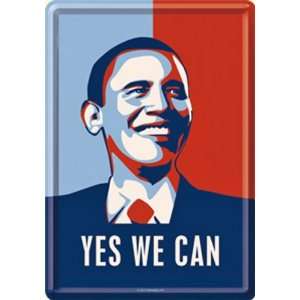  Barack Obama metal postcard / mini sign