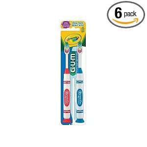  Butler Gum Crayola Toothbrush With Suction Cup Base, Soft Head 