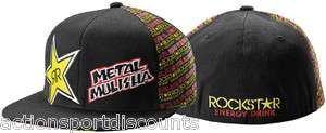 NWT $35* Metal Mulisha Rockstar Energy Drink Moto MX MTB Surf 