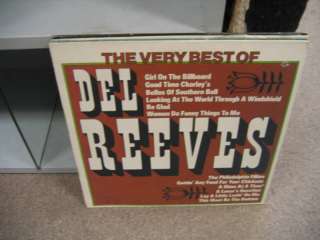 Del Reeves Very Best vinyl LP  
