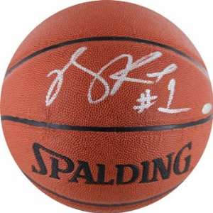  Derrick Rose Autographed NBA I/O Basketball Sports 