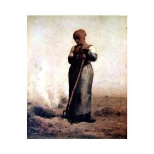  Woman Burning Weeds    Print