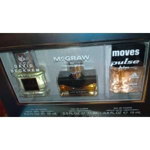   Mixed Fragrance set.(McGraw,David Beckham,Adidas) 