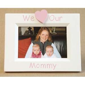  hand painted picture frame   i heart mommy