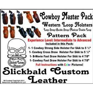  Western Holster Master Pattern Pack Arts, Crafts & Sewing