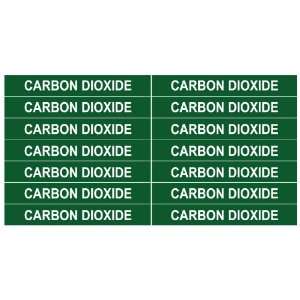  CARBON DIOXIDE ____Gas Pipe Tubing Labels 