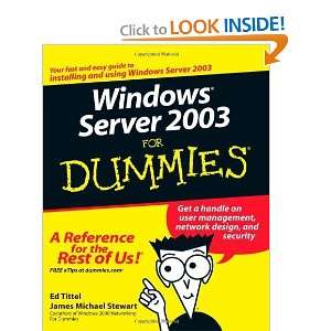  Windows Server 2003 for Dummies [Paperback] Ed Tittel 