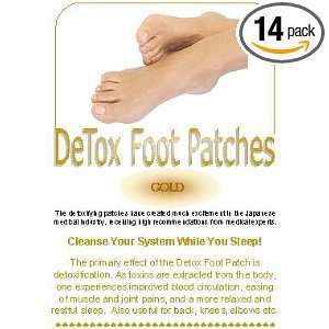  Detoxifying Body Pain Relief Healing Foot Pads   14 Pads 
