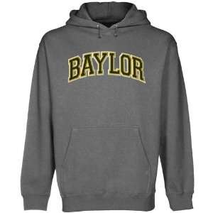 Baylor Bears Gunmetal Arch Applique Midweight Pullover Hoody  