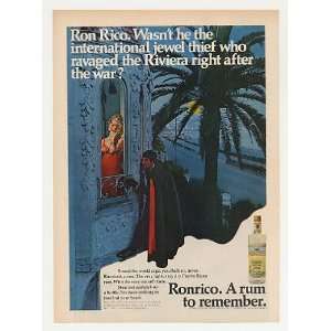  1969 Ron Rico Jewel Thief Ravaged Riviera Ronrico Rum 