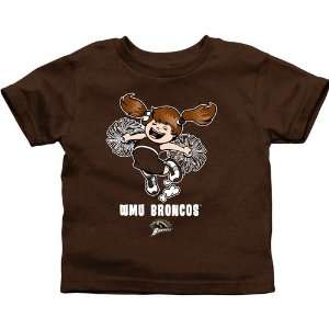 Western Michigan Broncos Toddler Cheer Squad T Shirt   Brown  