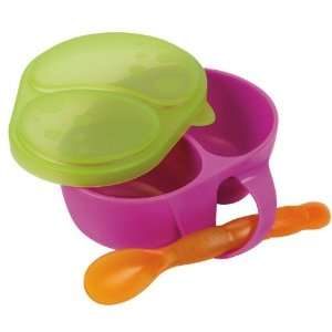  Sassy First Solids Feeding Bowl with Spoon   Pink Baby