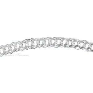  8 Inch Sterling Silver Rombo Chain Bracelet 100 9.2 grams 
