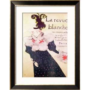  Poster Advertising La Revue Blanche, 1895 Styles Framed 
