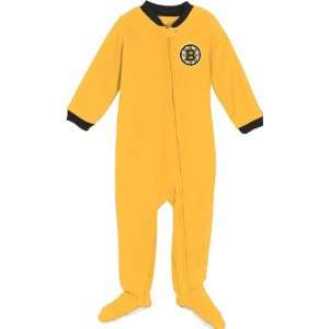    Boston Bruins Yellow Toddler Blanket Sleeper