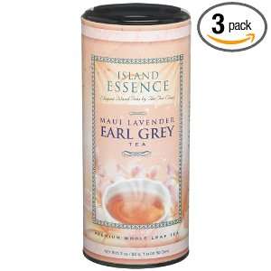 Island Essence Tea Collection Maui Lavender Earl Grey, 3 Ounce Tins 