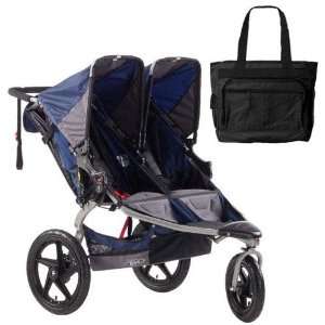   BOB ST1041 Revolution SE Duallie Stroller with Diaper Bag   Navy Baby