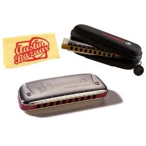  Hohner 542 Golden Melody Diatonic Harmonica Bundle with 