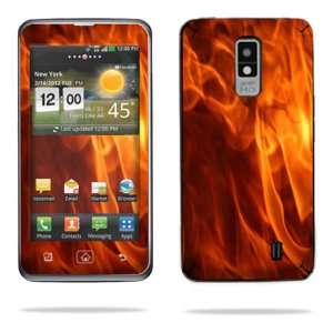   LG Spectrum 4G Cell Phone Skins Back Draft Cell Phones & Accessories