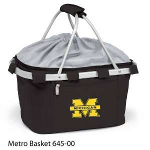 University of Michigan Digital Print Metro Basket Collapsible 