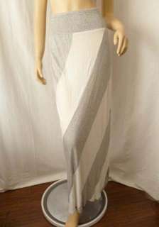   Skirt or Tube Top Sundress Dress Diagonal Stripe Long BOHO Sz M  