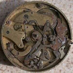 Chronograph Antique & rare pocket watch movement 43 mm. in diameter