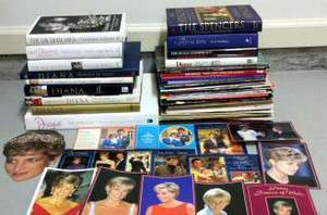 Lady Diana Spencer Books, Magazine & Postcard Collection, Tiara 