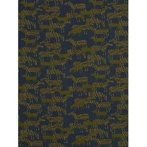  Robert Allen RA Zebra Safari   Indigo Fabric Arts, Crafts 