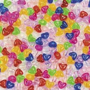  1/2 Lb Of Happy Heart Pony Beads   Art & Craft Supplies 