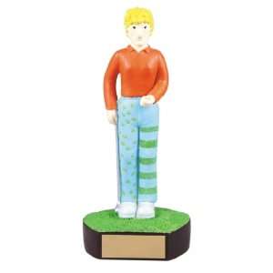  Male Golfer7 1/2 Comic Golf