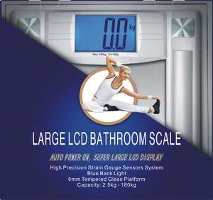 Digital Bathroom Scale 3.5 LCD Diet Calorie Body Weight  
