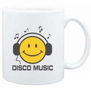  Mug White  Disco Music   Smiley Music