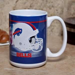  Buffalo Bills 15oz. Helmet Sublimated Mug Sports 