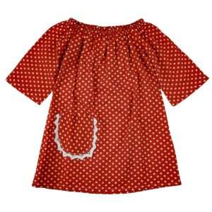  Baby Bean Vintage   Red Polka Dot Marlo Dress, size 18 24 
