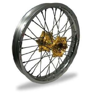  Pro Wheel Pro Wheel 2.15x19 MX Rear Wheel   Silver Rim/Gold Hub 
