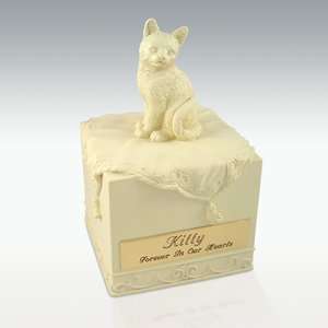 Faithful Friend Cat Cremation Urn   Engravable   