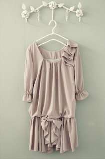 2012 Hot New Fashion Womens Sleeves Demitoilet Chiffon Ruffle Bowknot 