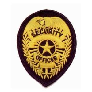 OFFICER Guard GOLD on BLACK Uniform Badge Shield Patch Emblem Insignia 