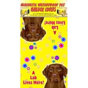 Chocolate Lab (Labrador Retriever) 18 x 18 Fully Magnetic Dog 