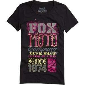  Fox Racing Womens Miss Mud Crew Neck T Shirt   Small 